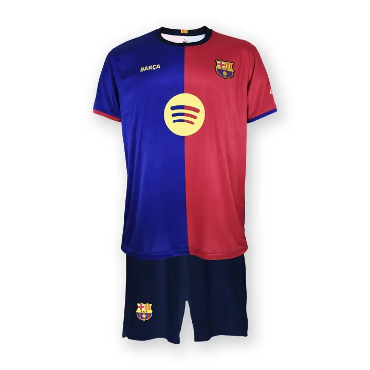 FC Barcelona Camiseta y Pantalón Primera Equipación Temporada 2024/2025 - PEDRI 8 - Réplica Oficial con Liciencia - Niño - 1