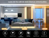 Tira De Luces LED Neón Toque USB 5V 120LED/M Dimmable Impermeable Para Silicona Tubo Habitación Cocina Decoración De Ambiente - details 0