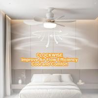 Ventilador De Techo LED 40W Con Control Remoto Y Luz Ajustable Para Dormitorio Y Tienda Colorido Ventilador Pendente Para Interior - details 4