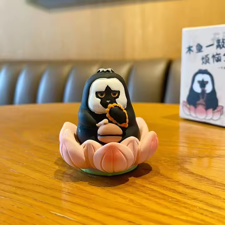 Juguetes De Capibara Kawaii En Resina Y Madera Miniaturas Animales Pez Decoración De Escritorio Regalos Únicos Para Estudiantes - 1