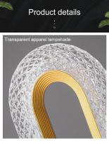 Lámpara De Mesa LED De Cristal Con Control Remoto Y Toque Iluminación De Dormitorio Decoración De Sala De Estar Luz De Escritorio Recargable Y Dimmer Sin Fin - details 3