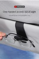Porta-gafas Universal Para Coche Soporte De Visera Solar Accesorio Automotriz Para Lentes Material ABS Tamaño Compacto - details 6