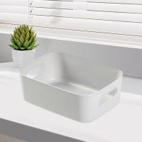 Organizador De Cosméticos En Plástico Género Neutral Tamaño Pequeño Caja De Almacenamiento Para Escritorio En Color Gris Ideal Para Cocina Y Snacks - details 2