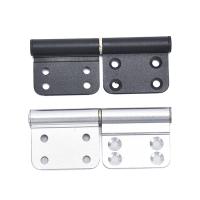 Juego De 2 Piezas De Juego De Bisagras De Puerta En Aluminio Negras De 4 Pulgadas Bisagra Desmontable Para Cocina Y Toilette Herramienta De Puerta Desmontable - details 7