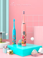 Cepillo De Dientes Eléctrico Para Niños Sonic Colorido Con Imagenes De Dibujos Animados Recargable Por USB Briciole Suave Impermeable Con Cabeza De Reemplazo - details 1