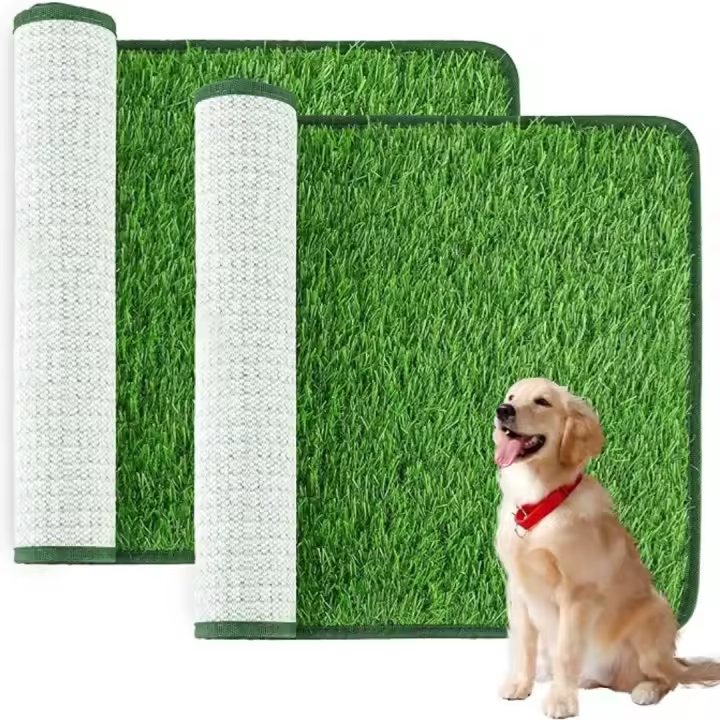 Alfombra De Aseo Para Perros Con Césped Artificial Fácil De Limpieza Y Resistente Al Olor Solución De Entrenamiento Para Interiores Y Exteriores - 1