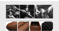 Zapatos De Cuero Para Hombre Casual Transpirables Mocasines Loafers Slip on Talla Grande 39-48 Zapatos De Conducción Moda Primavera/Otoño - details 2