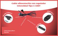 Banner - Cable alimentacion con regulador intensidad tipo C