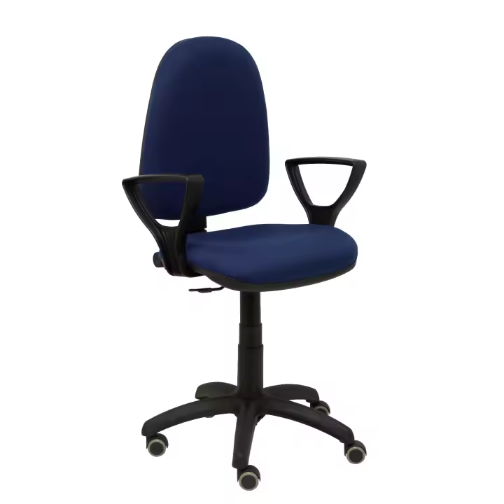 Silla de Oficina Ergonómica Piqueras Y Crespo con Brazos Fijos y Ruedas de Parqué - 1