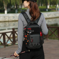 Mochila Multifuncional Para Pesca Con Soporte De Cañas Y Rodillos Bolsa De Pecho Para Exteriores Senderismo Camping Escalada Rucksack Para Hombres - details 4