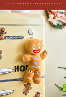 Muñeco De Jengibre Lindo De Peluche Suave Y Abrazable Decoración De Habitación Cojín De Galleta Regalo De Navidad Con Colgante Para Bolsa - details 8
