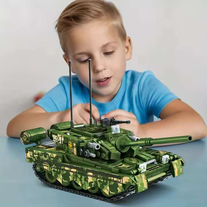 Bloques De Construcción Militar WW2 Cool Set De Bloques De Piedra Versátiles Para Fiestas De Cumpleaños Decoración Juguete Colección Regalos Para Niños Aged 6-12 - 1