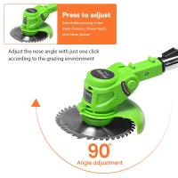18000RPM Electric Lawn Mower 800W Cordless Grass Trimmer Length Adjustable Cutter Garden Tools With 10000mah Li-on Battery - details 3