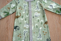 IURNXB Traje De Bebé Con Saltarín Para Niño Recién Nacido Estampado De Animal De Dibujos Animados Suéter Infantil Romper Primavera Otoño 0-18M Talla True Fit Cuello Redondo Cierre Simple - details 1