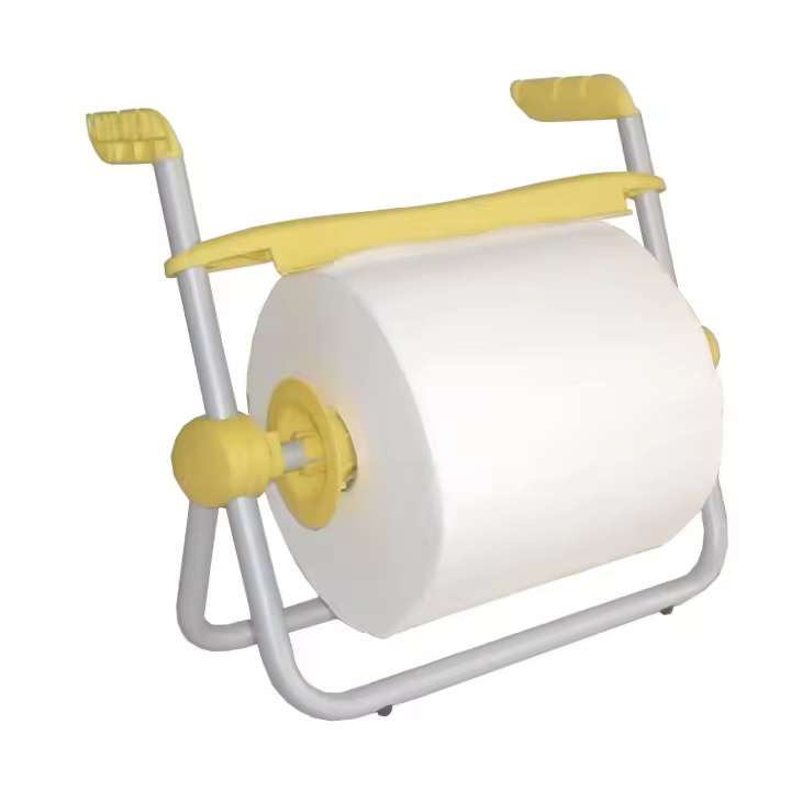 Dispensador de Rollos de papel de Mesa o de pared Tecnokit, complete with soporte para sobres, para bobinas de Papel industrial y papel de Cocina - 1