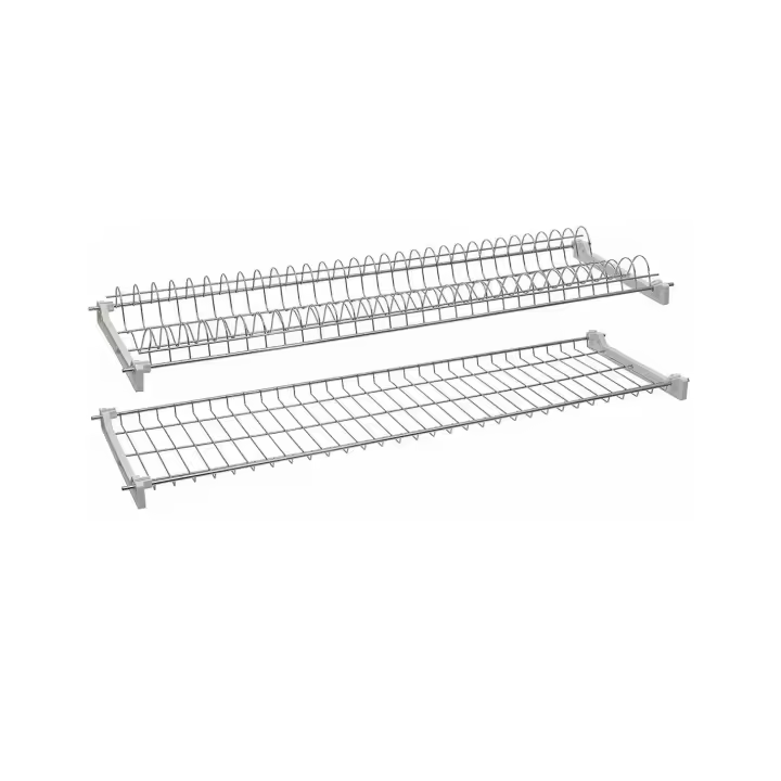 Mediawave tienda estante escurridor 13902 para colgar acero 86cm con Scola Vajilla Gafas - 1