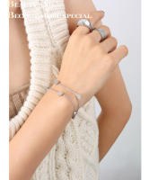 Encanto Acero inoxidable nueva joyería fina de moda dulce 2 capas perforadas 7 corazones pulseras de cadena para mujeres regalos de pareja - details 10