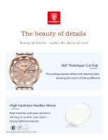 Reloj De Mujer POEDAGAR De Lujo Superior Resistente Al Agua Con Fecha Y Día Elegante Reloj De Pulsera De Cuarzo De Alta Calidad Moda Reloj De Mujer - details 7