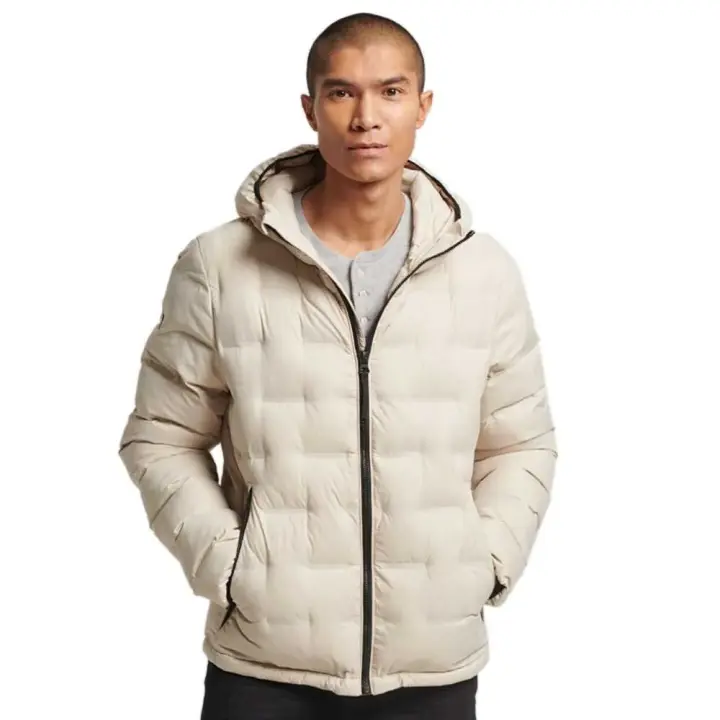 Superdry Chaqueta Puffer Short Quilted Beige - 1