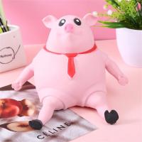 Juguete De Alivio Del Estrés Squeeze Pig Kawaii Para Niñas Y Niños Juguetes Sensory De Rebound Lento Animal Rosa Suave De Plástico EVA Tamaño 14x15CM/19x21CM - details 2