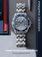 Reloj Mecánico Para Hombre PAGANI DESIGN 2023 Resistente Al Agua 20Bar Con Movimento NH35A De Japón Calibre De Acero Inoxidable Y Cristal De Zafiro - details 0