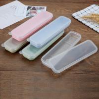 Caja De Comedor Portátil Multicolor Con Cubierta Transparente Estuche De Alimentos Ecológico Para Estudiantes Y Hogar Incluye Cuchillo Fork Cuchara - details 0