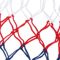 Red De Baloncesto Duradera De 48cm Tejido De Nylon Tri-Color Universal Reemplazo Para Rama De Baloncesto Mesh Compatible Con Todas Las Horquillas De Baloncesto - details 1