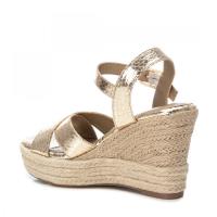 XTI BASIC 142750 Sandalias plataforma mujer 32298 24V SANDALIA CUÑA YUTE ORO - details 2