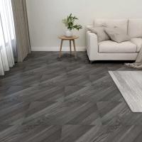 vidaXL 55x Lamas de Suelo Autoadhesivas PVC 5,11 m² Hormigón Salaejo Color Gris hormigón,  Gris oscuro mezcla,  Gris y mas - details 4