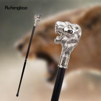Bastón Decorativo De Lobo Blanco Con Barba Elegante Y Moda Para Caballero Cosplay Knob Cane De 93cm Material De Acero Y Aleación De Aluminio - details 0