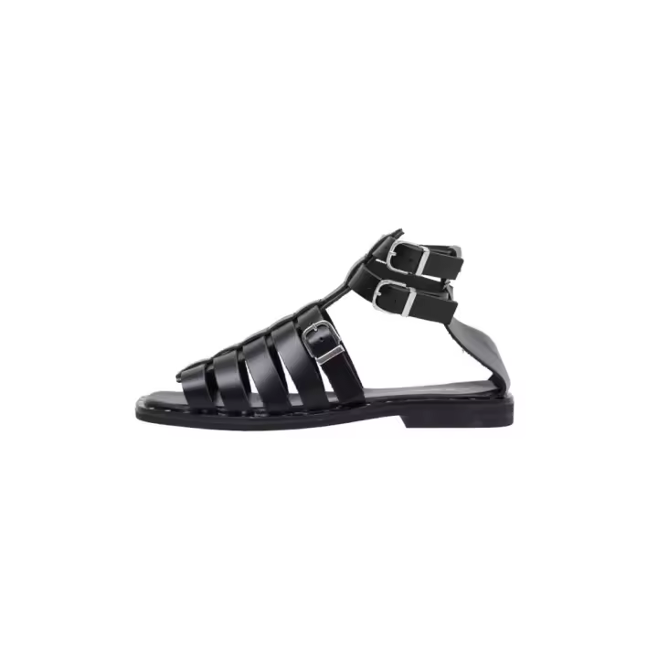 Krack Harmony SAIMAA Sandalias Planas Mujer Negro - 1