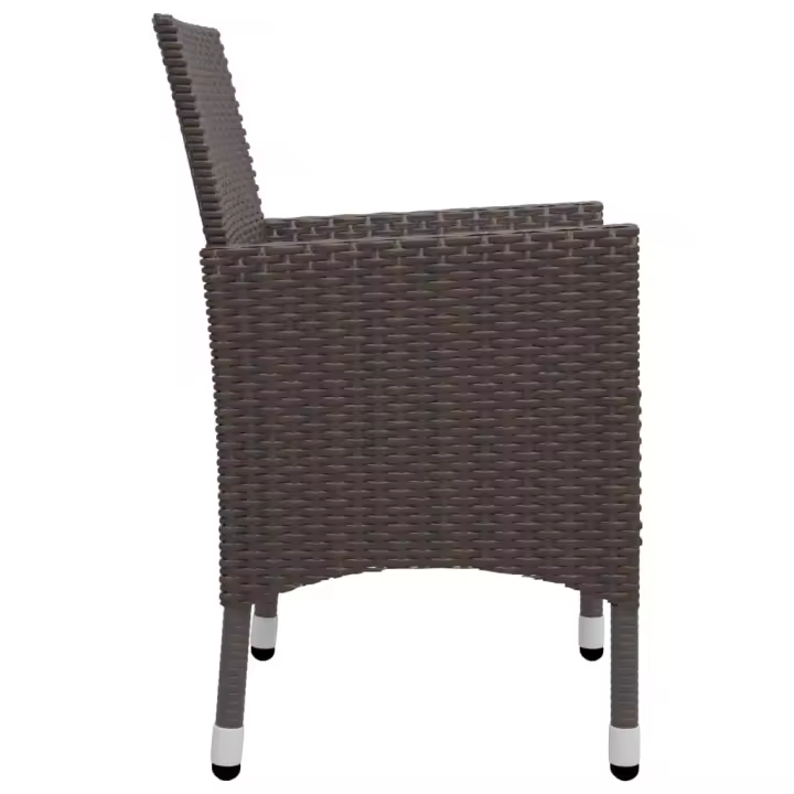 Conjunto de jardín VidaXL 2 sillones+1 mesita de ratán - 1