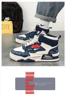 Zapatos De Deporte Para Hombre Con Suela Gruesa Y Transpirables Para Otoño E Invierno Zapatillas De Exterior Con Lona Suave Y Alta Para Actividades Al Aire Libre - details 14