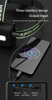 Linterna Frontal LED Super Potente XHP360 Recargable Tipo-C Con Sensor De Gestos Y Visión Infrarroja Para Camping Pesca Al Aire Libre - details 11