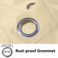 Cortina De Poliéster Para Privacidad Impermeable Con Ojales Para Exteriores Ideal Para Patio Gazebo Porche Y Pergola - details 3