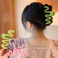 Pinza Para El Cabello De Gelatina Colorida Para Mujeres Y Niñas Diseño Coreano Fashion Simple Y Dulce Clip Para El Cabello Irregular Accesorio De Moda Para Todas Las Estaciones - details 1