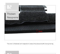 Garras De Levantamiento De Peso Con Apoyo De Muñeca Para Gimnasio Y Fitness Strap De Mano Para Agarres De Barra Y Pull-Ups Accesorios De Pesas - details 5