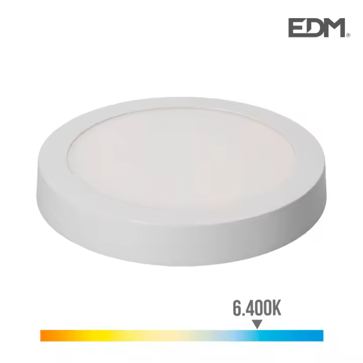 Lumeco 31594 Downlight Superficie Redondo Led, 20W 6.400K Luz Dia, 20 W, Multicolor, Normal - 1