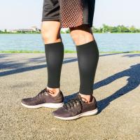 Calcetines De Protección Para La Pata Para Mujer Compresión Para Lesiones En La Pata Y Varices Medio Tobillo Deporte Fútbol Terry Nylon - details 8