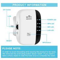 Amplificador Wi-Fi Repetidor/Amplía Alcance 300 Mbps Wifi Blanco - details 2