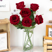 5pc Bellas Rosas Artificiales De Seda Para Decoración De Mesa Y Casas Regalo De San Valentín Decoración De Boda Y Aniversarios - details 0