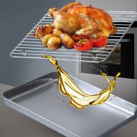 Juego De Bandeja Para Barbacoa De Acero Inoxidable Con Soporte De Enfriamiento Desmontable Y Plancha Multifuncional Para Cocina Bandeja Para Hornear Antiadherente HOCOSHINE - details 3