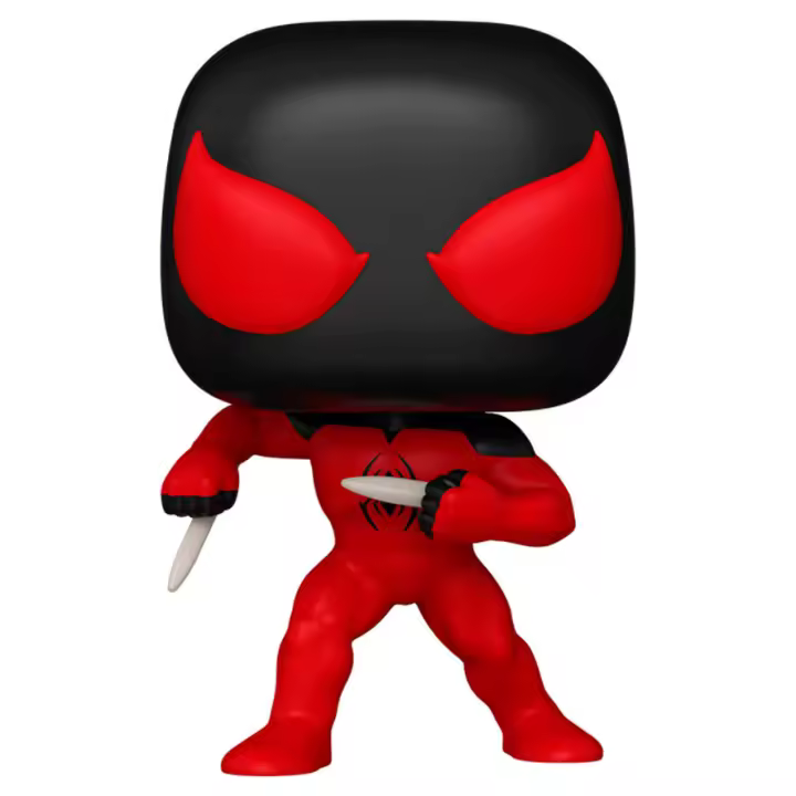 Figura Pop Marvel Scarlet Spider (Kaine)-Figura de Vinilo Coleccionable - Idea de Regalo- Mercancia Oficial - Juguetes para Niños y Adultos - Movies Fans - Muñeco para Coleccionistas y Exposición - 1