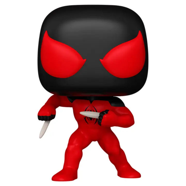 Figura Pop Marvel Scarlet Spider (Kaine)-Figura de Vinilo Coleccionable - Idea de Regalo- Mercancia Oficial - Juguetes para Niños y Adultos - Movies Fans - Muñeco para Coleccionistas y Exposición - 1