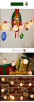 Luz De Navidad Santa Claus Fairy Garland 10 LEDs Piloto 1.5M Para Decoración De Casa Fiesta Año Nuevo Árbol De Navidad - details 2