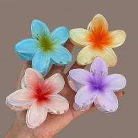 4PCS Clip Para El Cabello De Mujer Moda Con Flores Bohemia Accesorios Para El Cabello Grandes Barrettes Para Vacaciones - details 7