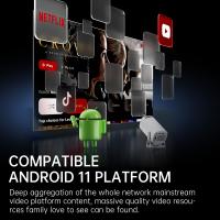 Proyector Mini HONGTOP S40 Android 11 Soporta 4K 1080P 2.4G/5GWIFI BT5.0 Proyector Portátil De Cine Para Hogar Resolución De Pantalla 1280x720P - details 4