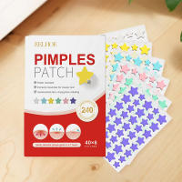 240Pcs Parches De Acné De Alta Gama Forma Corazón/Estrella Para Cubrir Espinillas Y Manchas Hidratantes Pack De Cuidado Facial - details 0