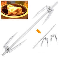 Accesorios Para Horno Air Fryer Rotisserie Barbecue Herramientas De Asado Percha Para Pollo Aro Para Barbacoa Y Grill Metálico - details 5
