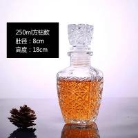 Decantador De Vino Y Licor De Vidrio Libre De Plomo Diseño Único Multi Estilos Para Whiskey Bourbon Y Scotch Tamaño 250-1000ml - details 8